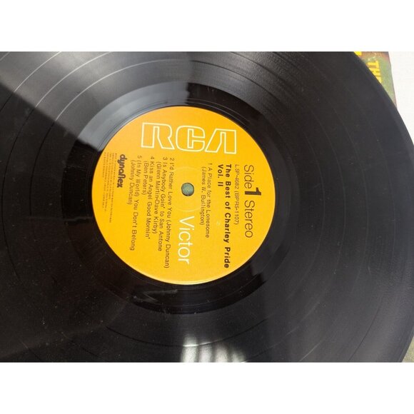 Charlie Pride The Best Of‎ Vol II Vintage 1972 Vinyl Record LP RCA Country - Picture 7 of 7